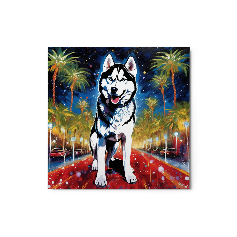 PugMug Custom Siberian Husky Metal Print