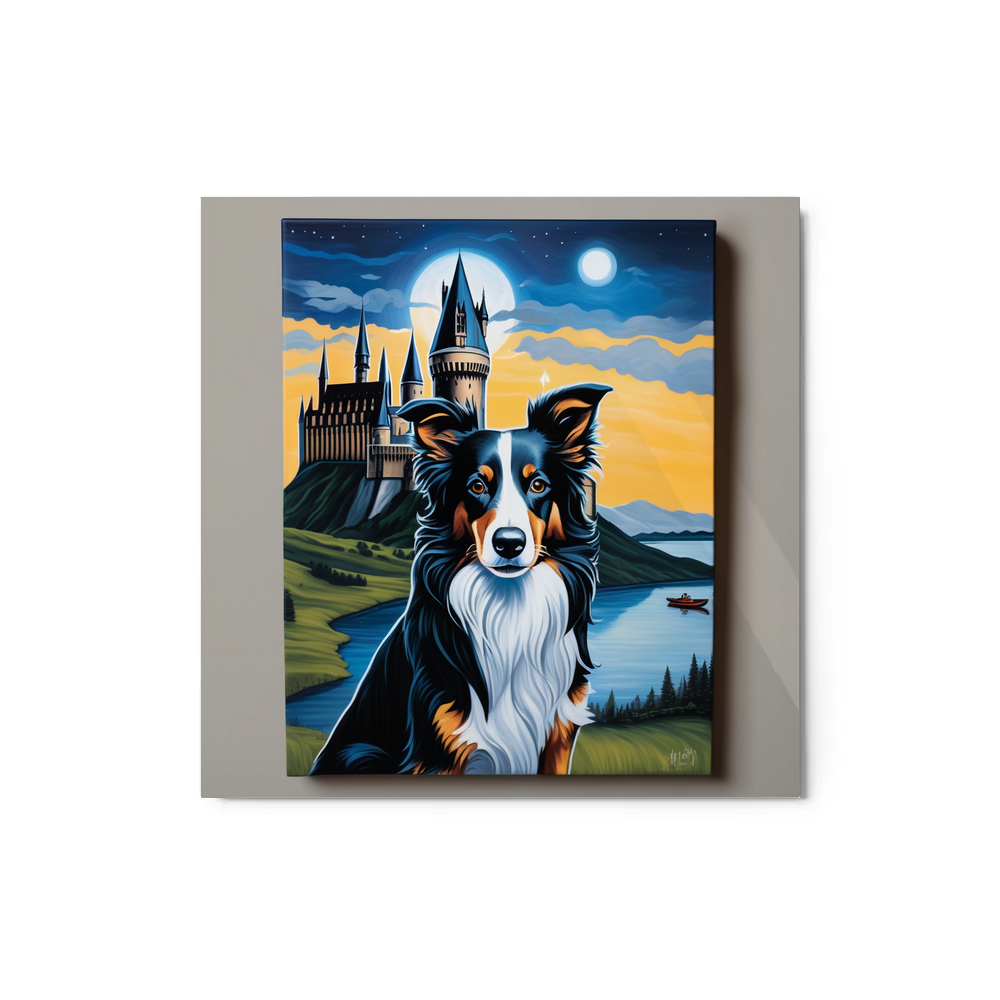 PugMug Custom Border Collie Metal Print