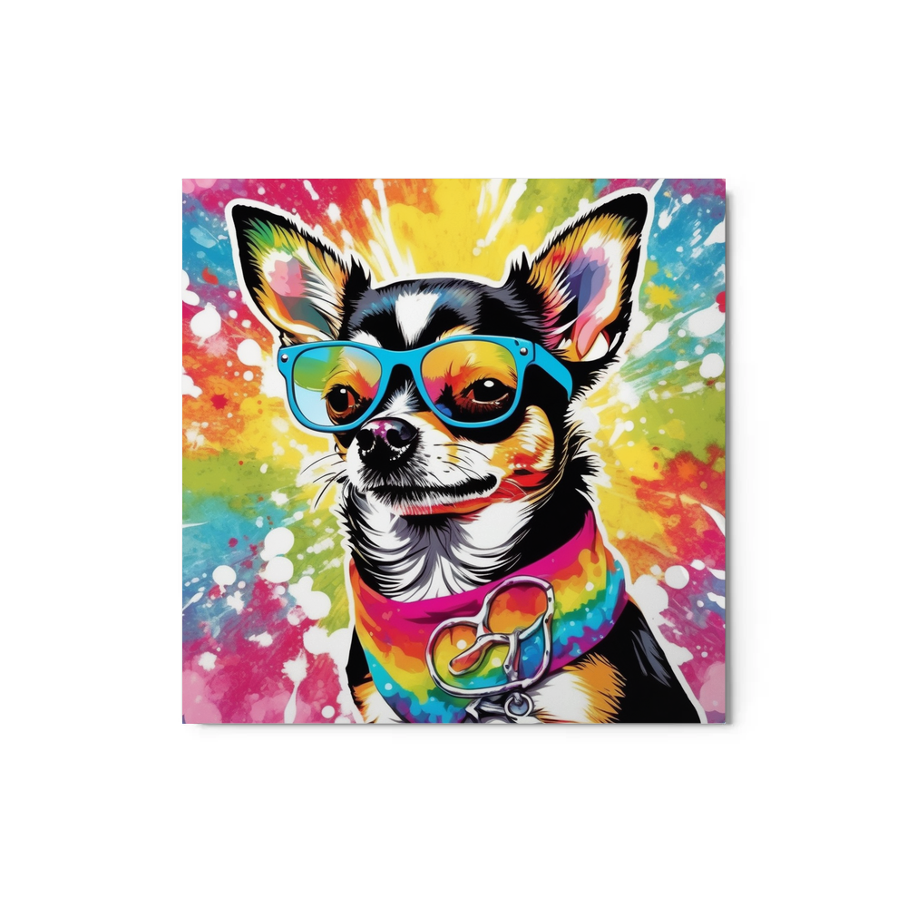 PugMug Custom Chihuahua Metal Print
