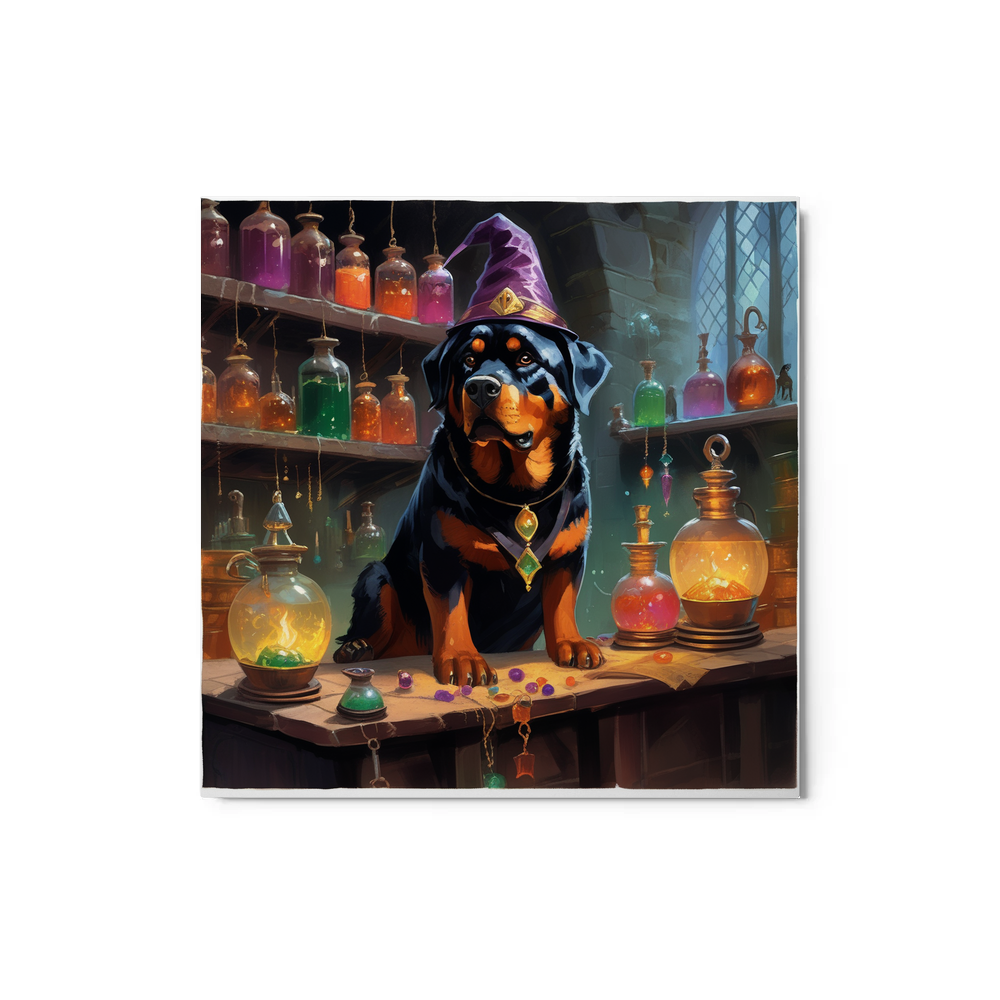 PugMug Custom Rottweiler Metal Print
