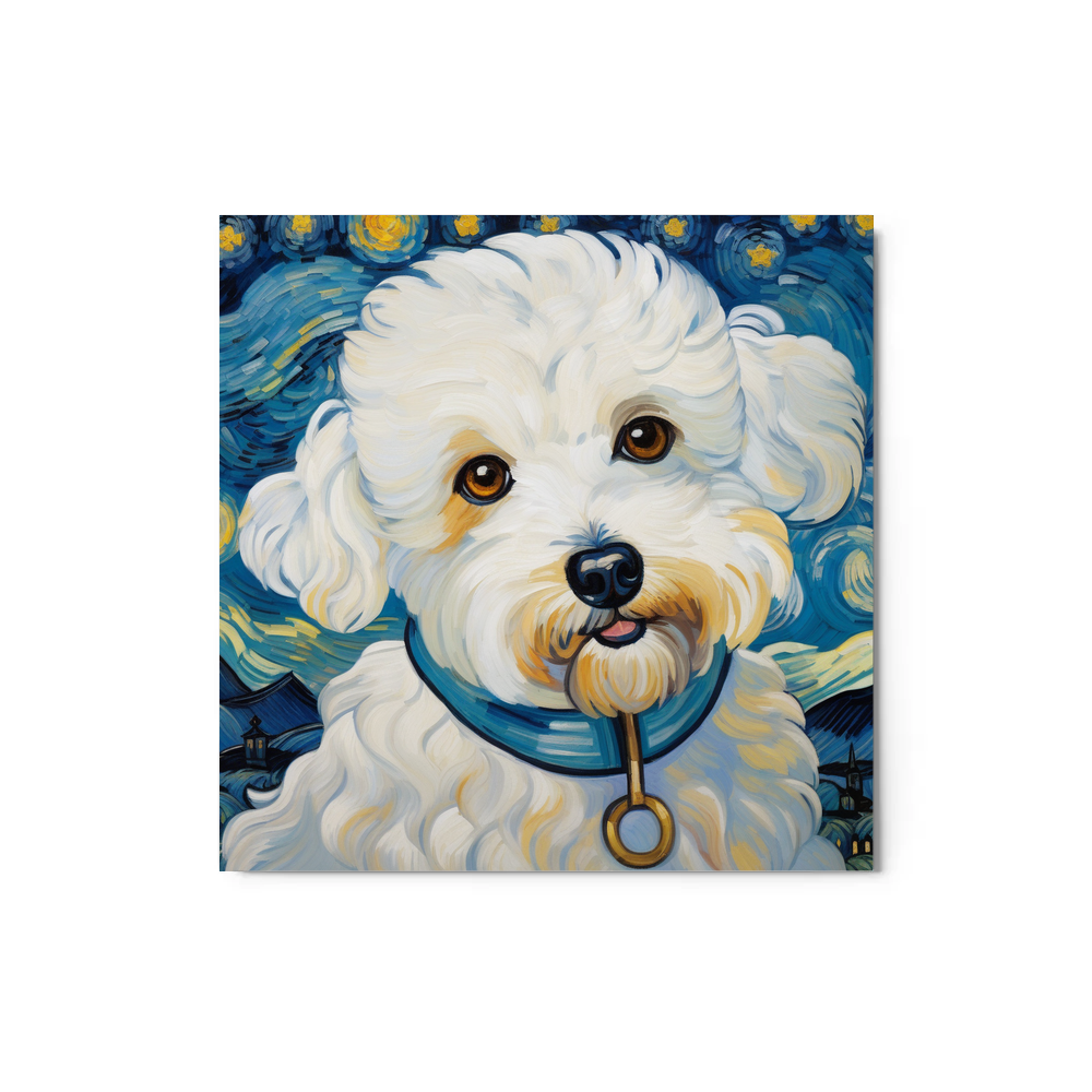 PugMug Custom Bichons Frise Metal Print