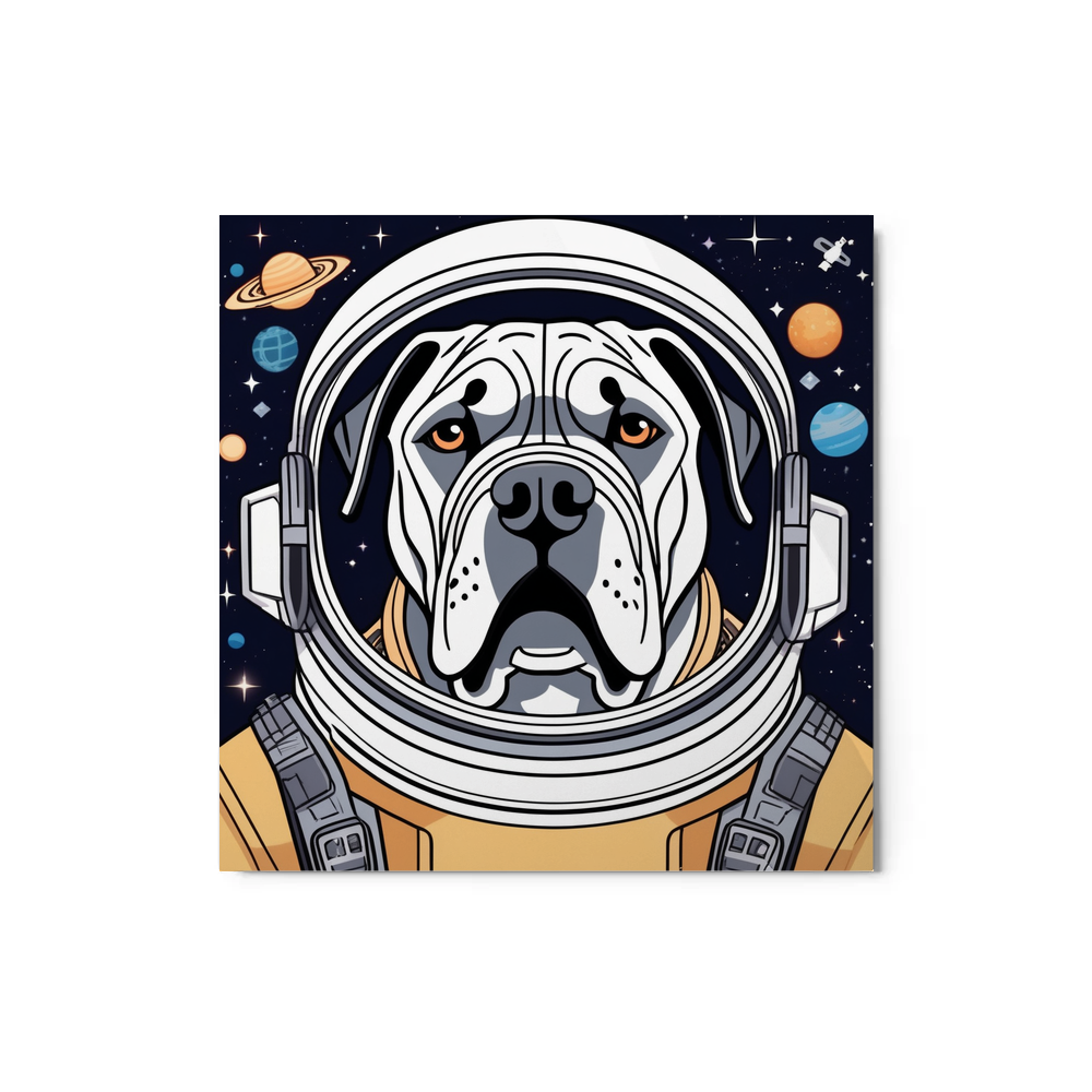 PugMug Custom Cane Corso Metal Print