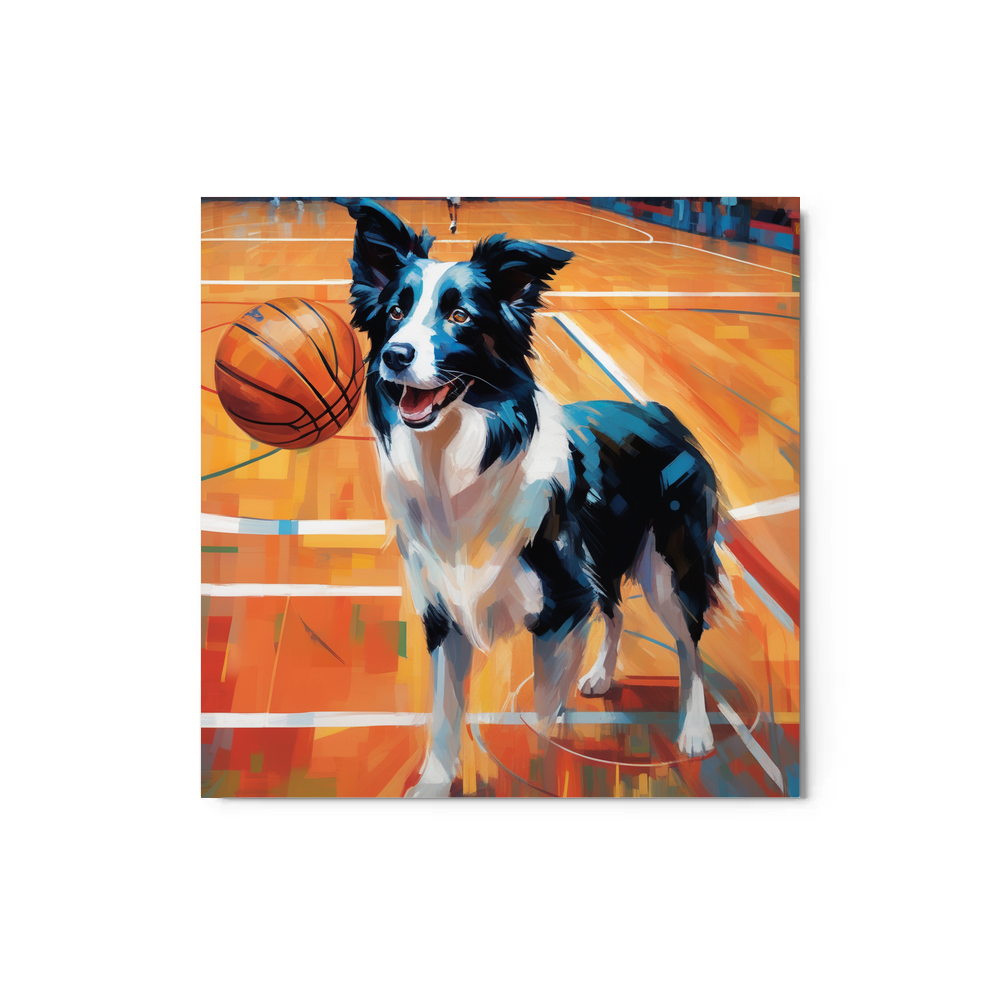 PugMug Custom Border Collie Metal Print