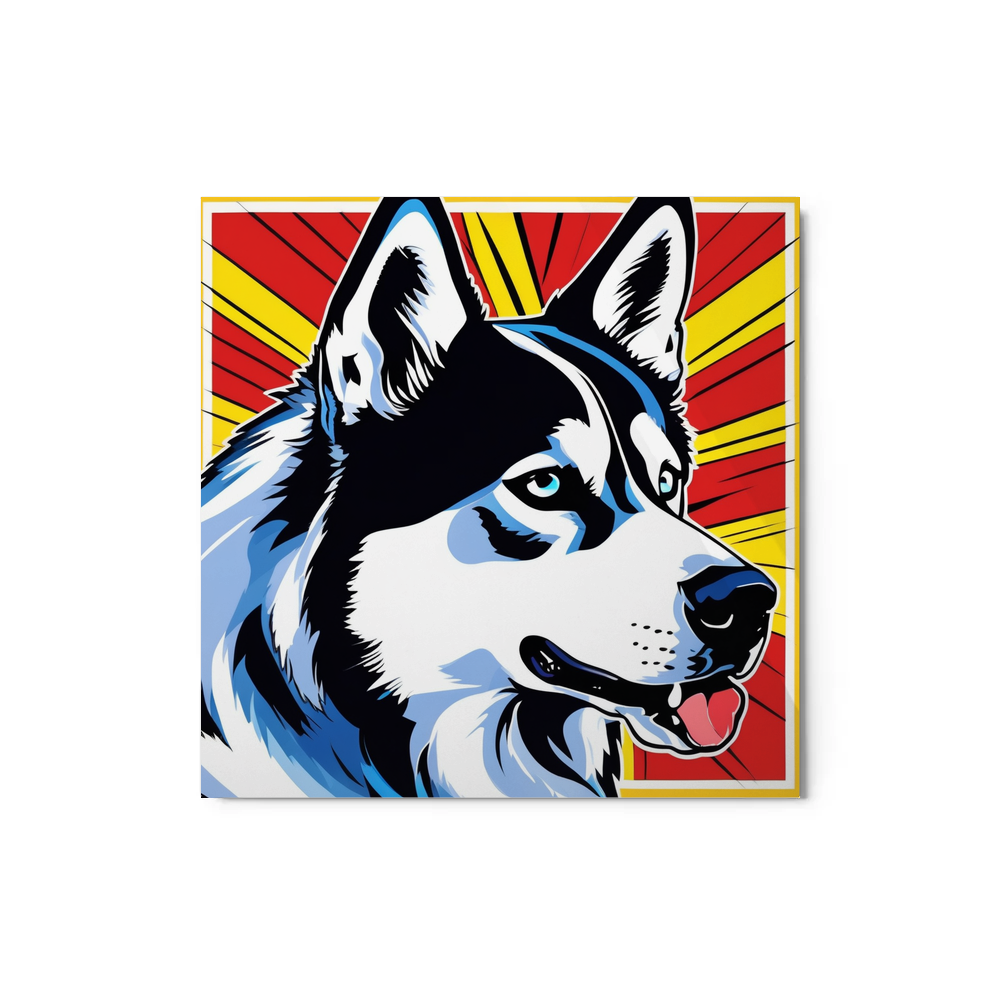 PugMug Custom Siberian Husky Metal Print