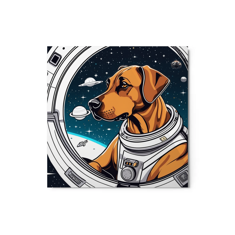 PugMug Custom Rhodesian Ridgeback Metal Print