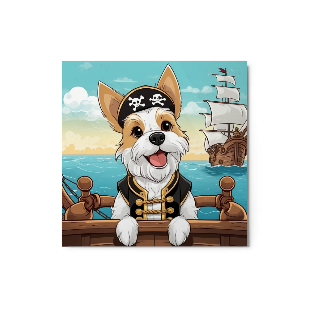 PugMug Custom Luna Metal Print