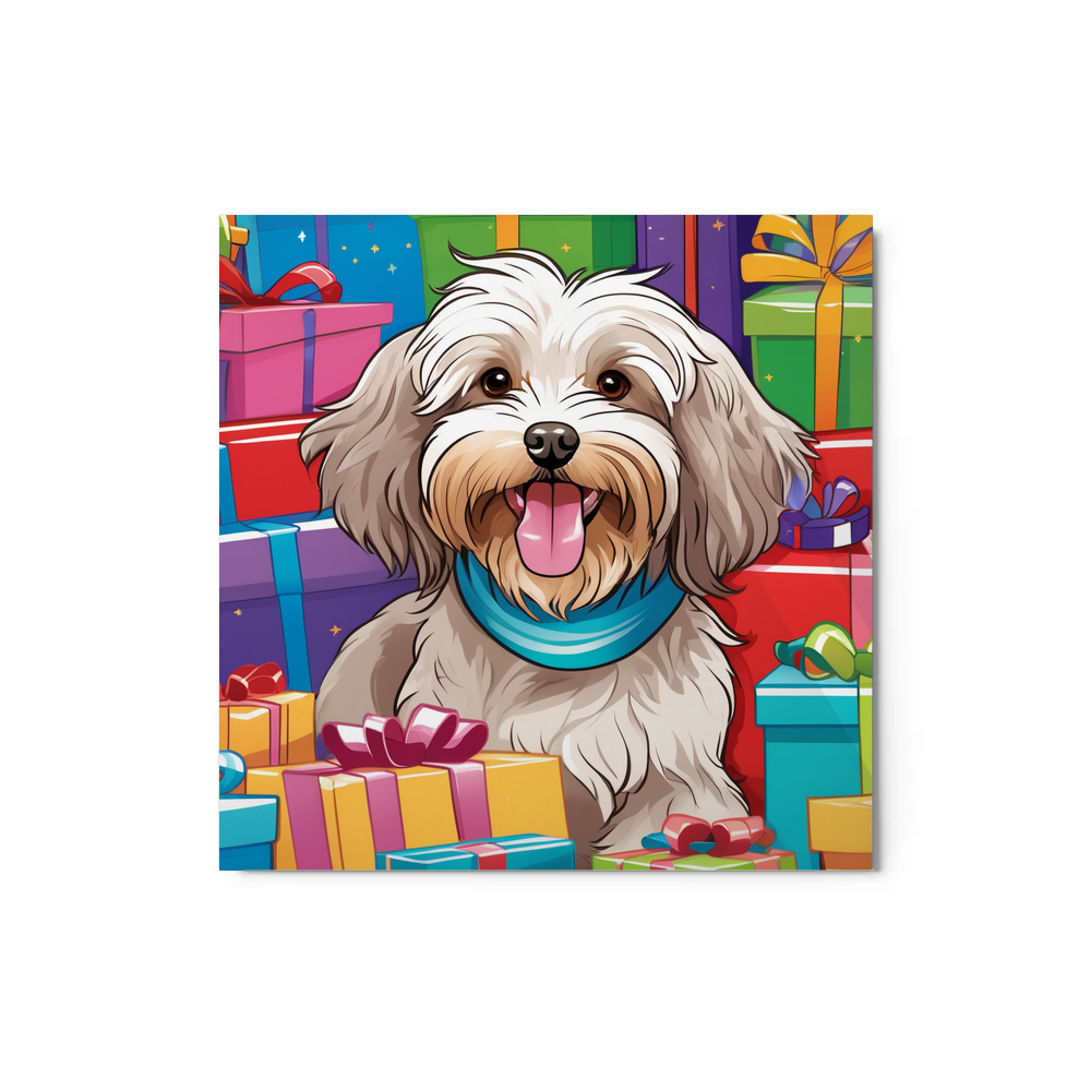 PugMug Custom Tan Havanese Dog Metal Print
