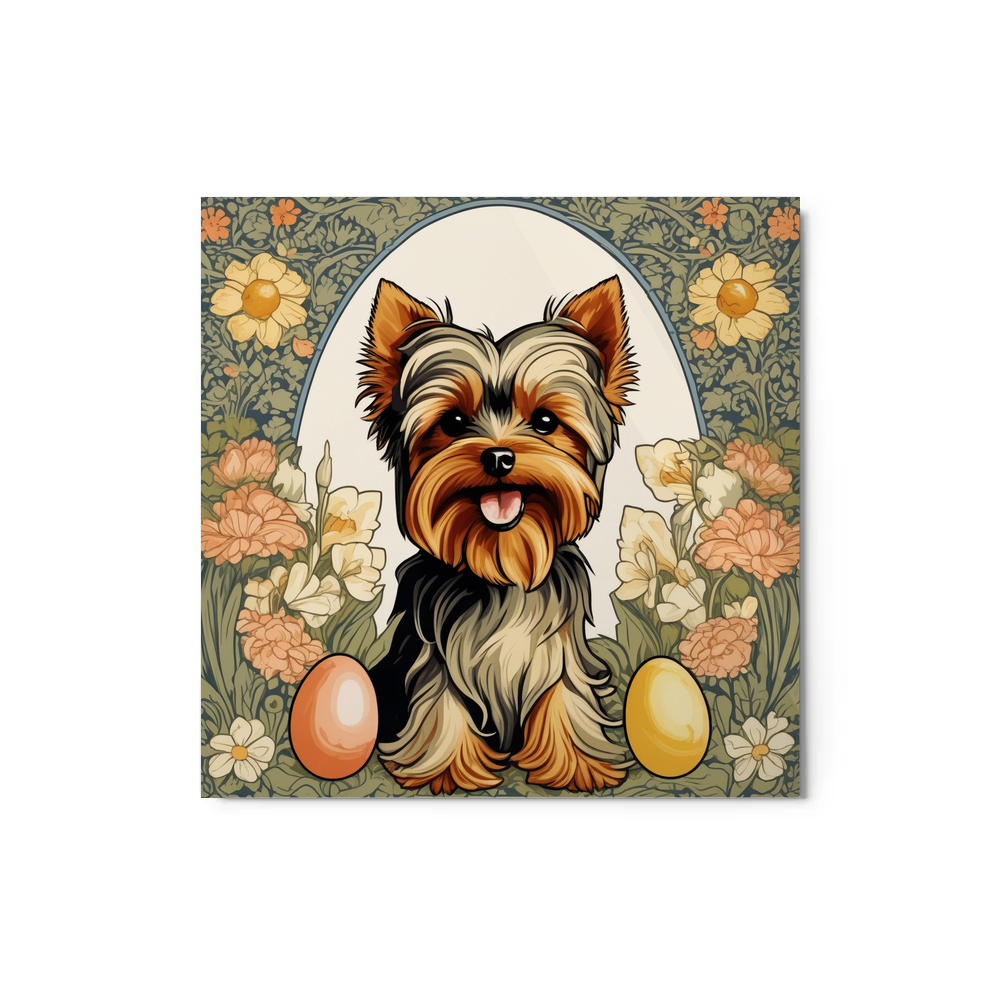 PugMug Custom Yorkshire Terrier Metal Print