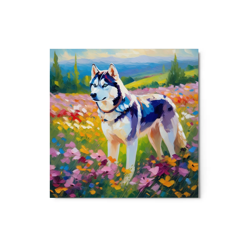 PugMug Custom Siberian Husky Metal Print