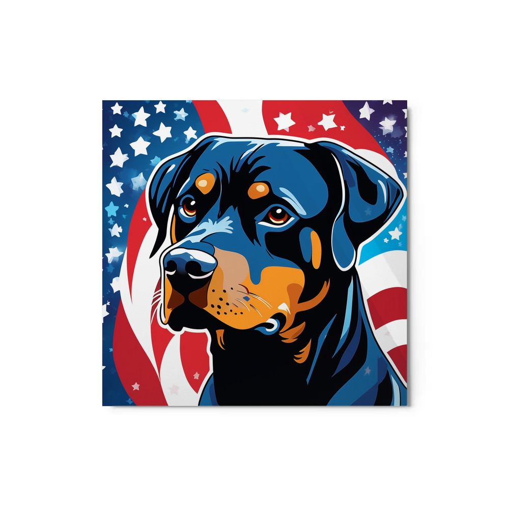 PugMug Custom Pet Metal Print