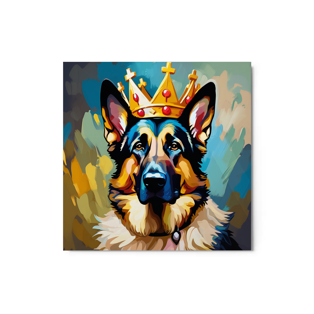 PugMug Custom German Shepherd Dog Metal Print