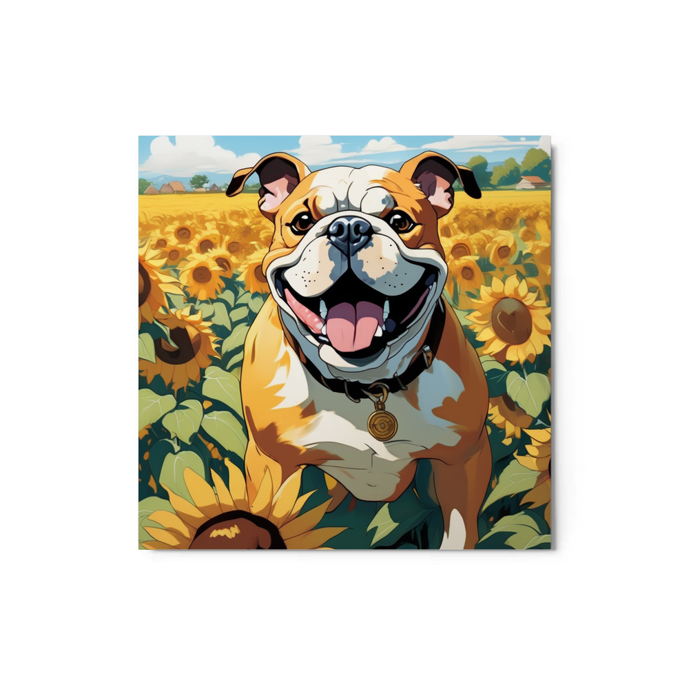 PugMug Custom Bulldog Metal Print