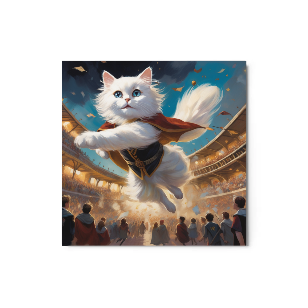 PugMug Custom White Ragdoll Cat Metal Print