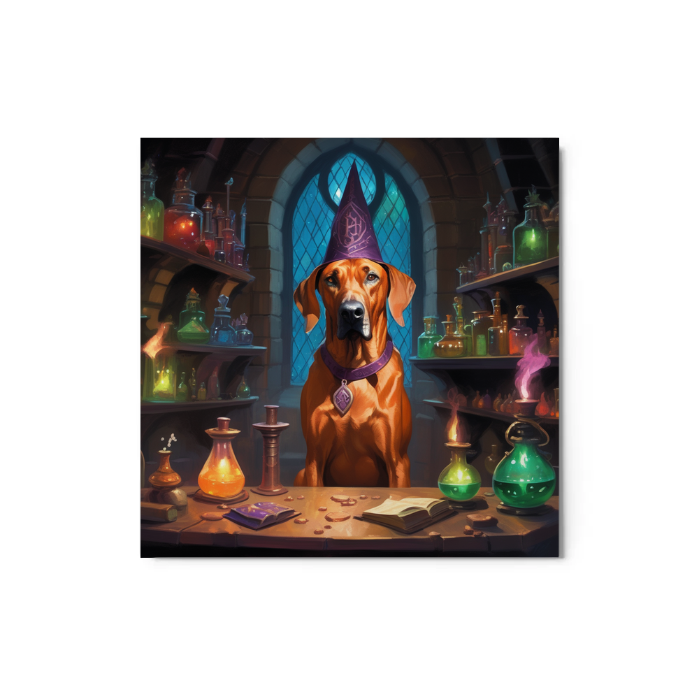 PugMug Custom Rhodesian Ridgeback Metal Print