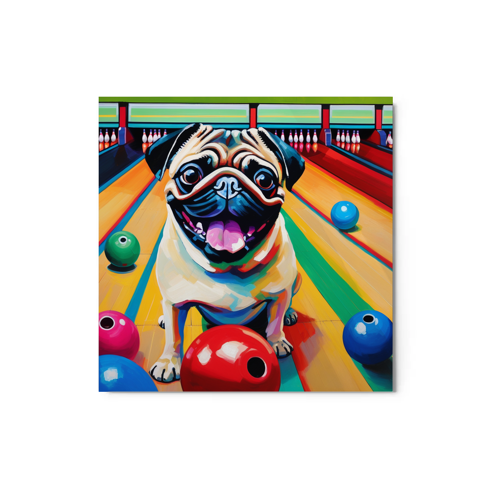 PugMug Custom Pet Metal Print