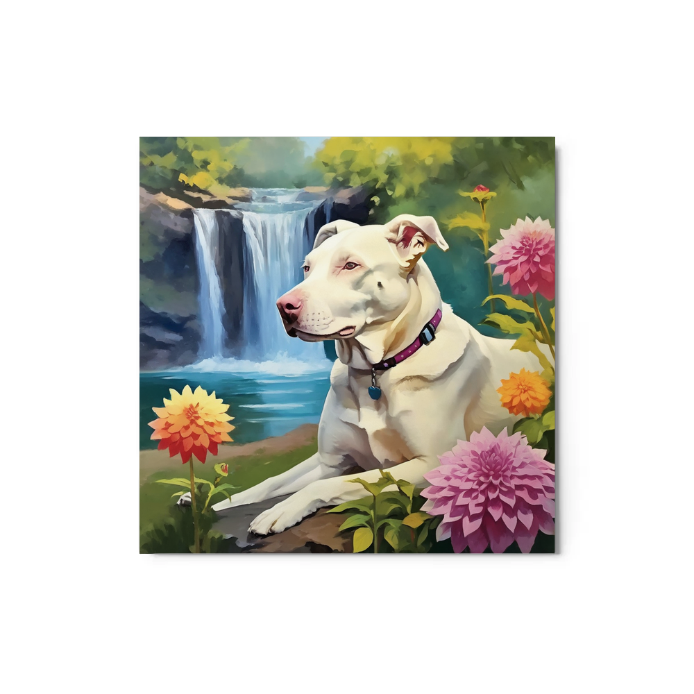 PugMug Custom Penny Metal Print