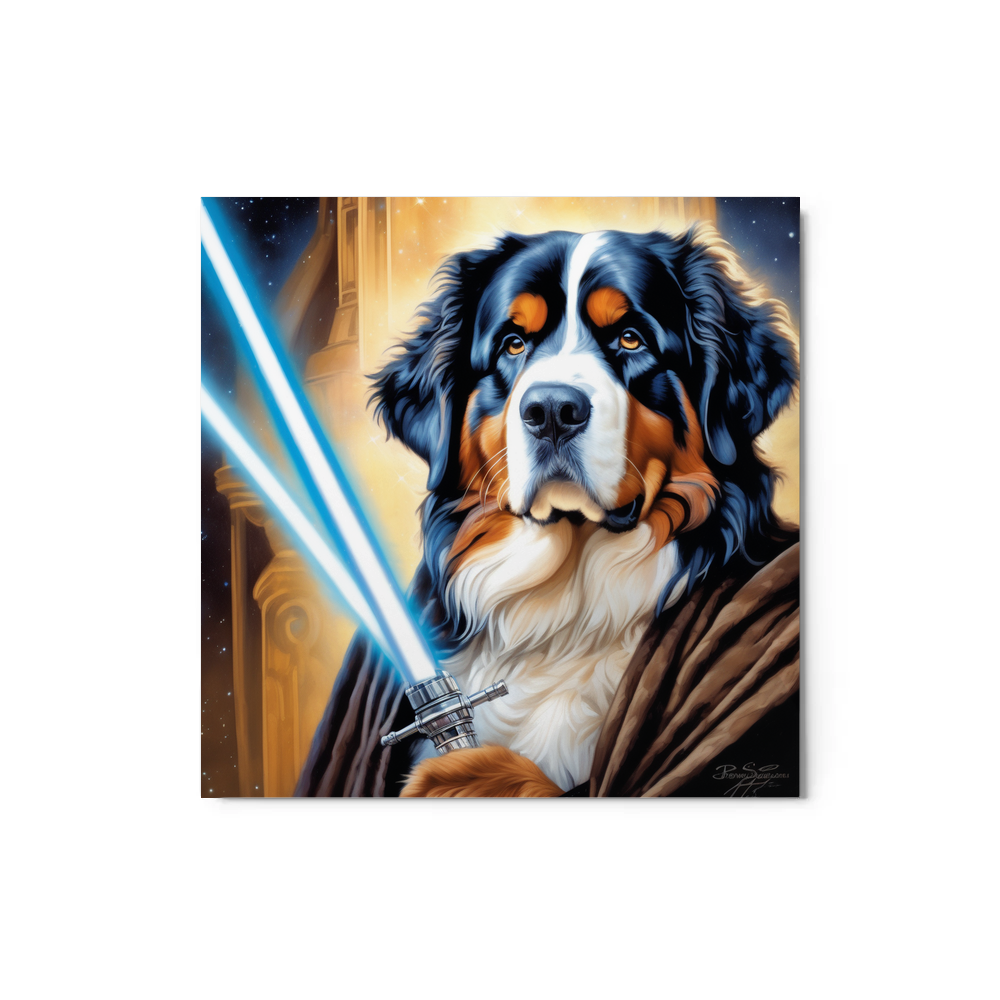 PugMug Custom Bernese Mountain Dog Metal Print