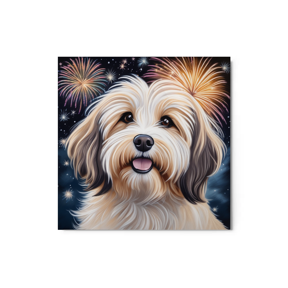 PugMug Custom Tan Havanese Dog Metal Print