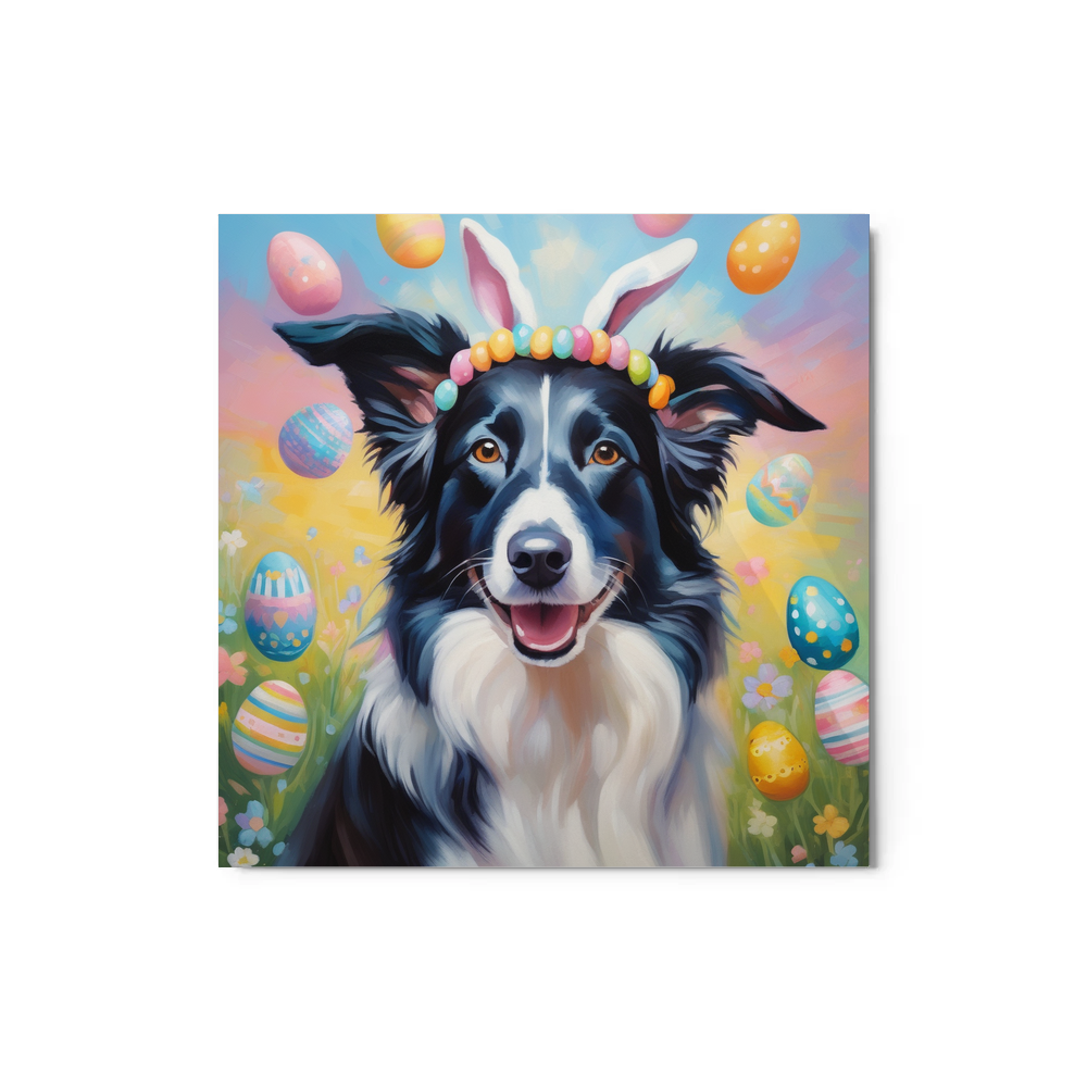 PugMug Custom Border Collie Metal Print