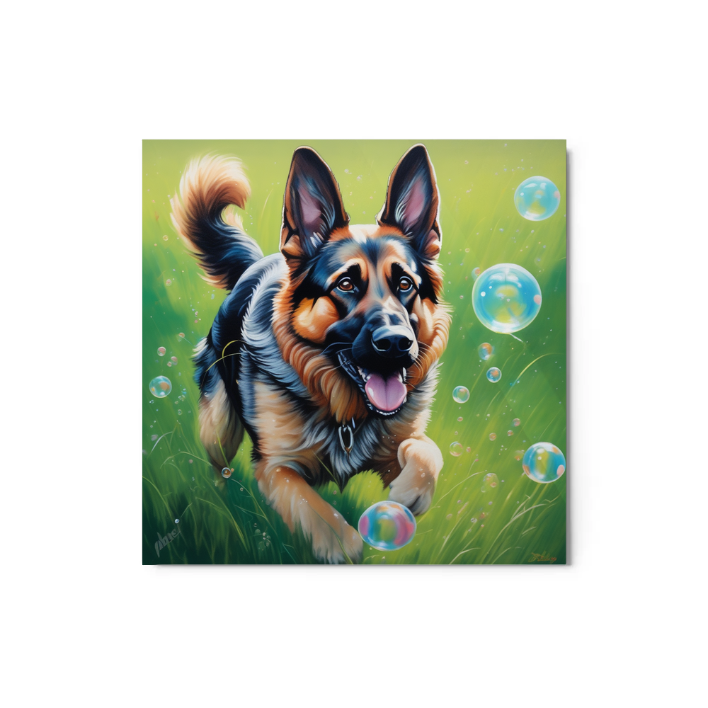 PugMug Custom German Shepherd Dog Metal Print