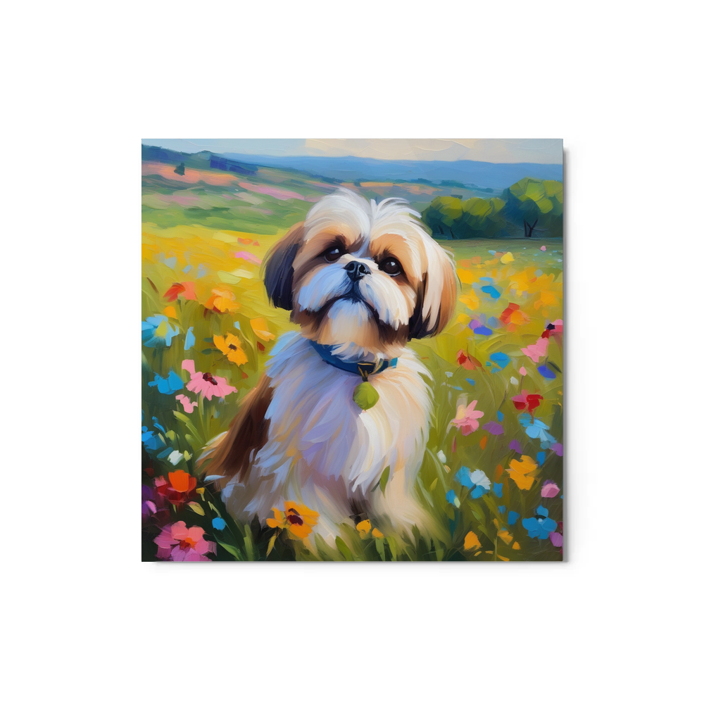 PugMug Custom Shih Tzu Metal Print