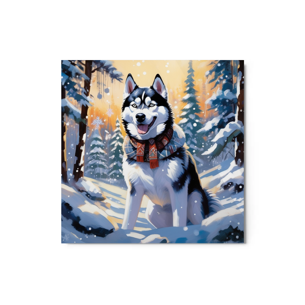 PugMug Custom Siberian Husky Metal Print