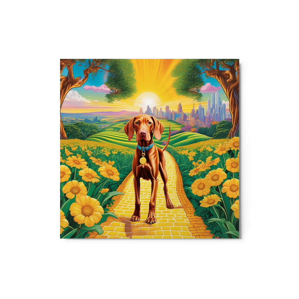 PugMug Custom Vizsla Metal Print