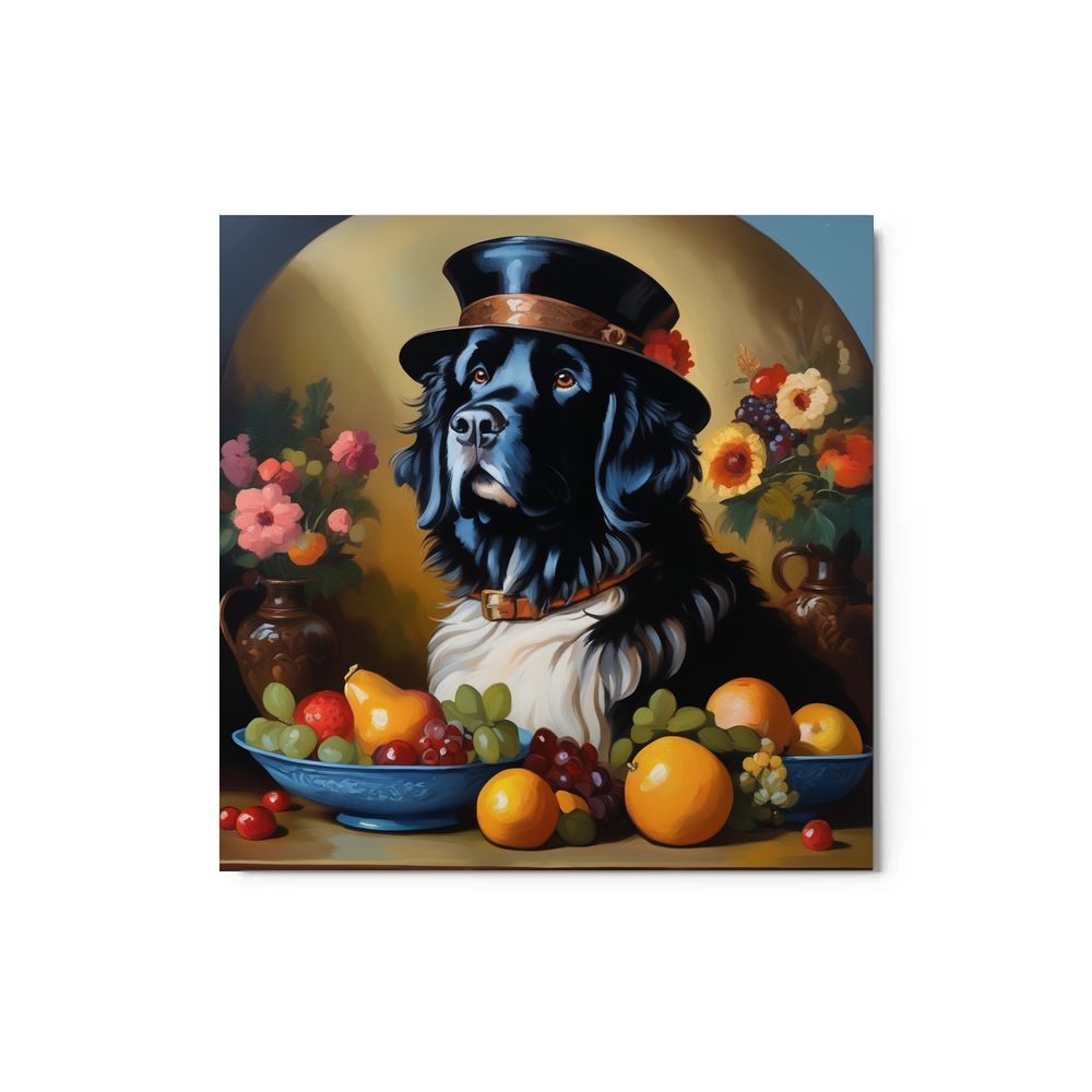 PugMug Custom Newfoundland Metal Print