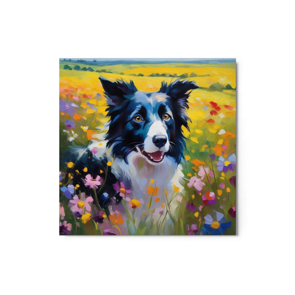 PugMug Custom Border Collie Metal Print