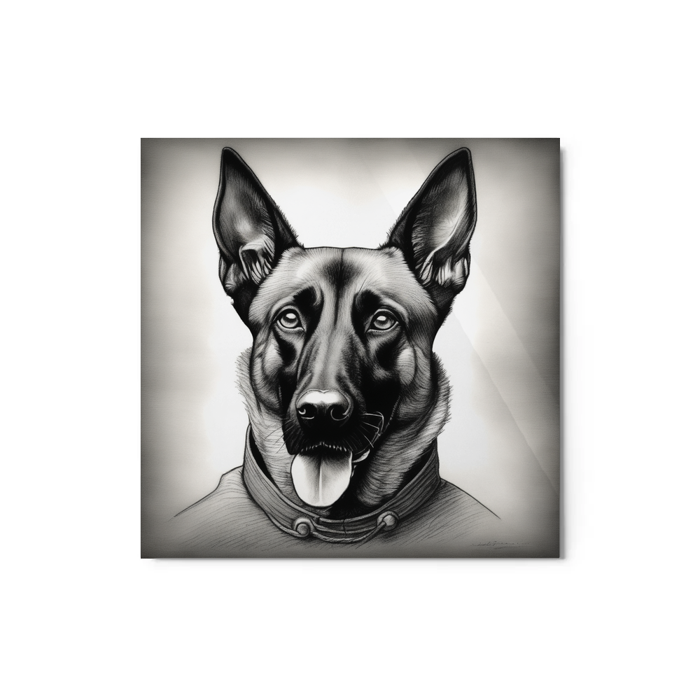PugMug Custom Belgian Malinois Metal Print