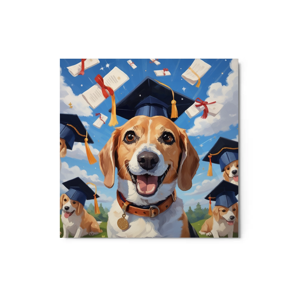 PugMug Custom Munchkin Metal Print