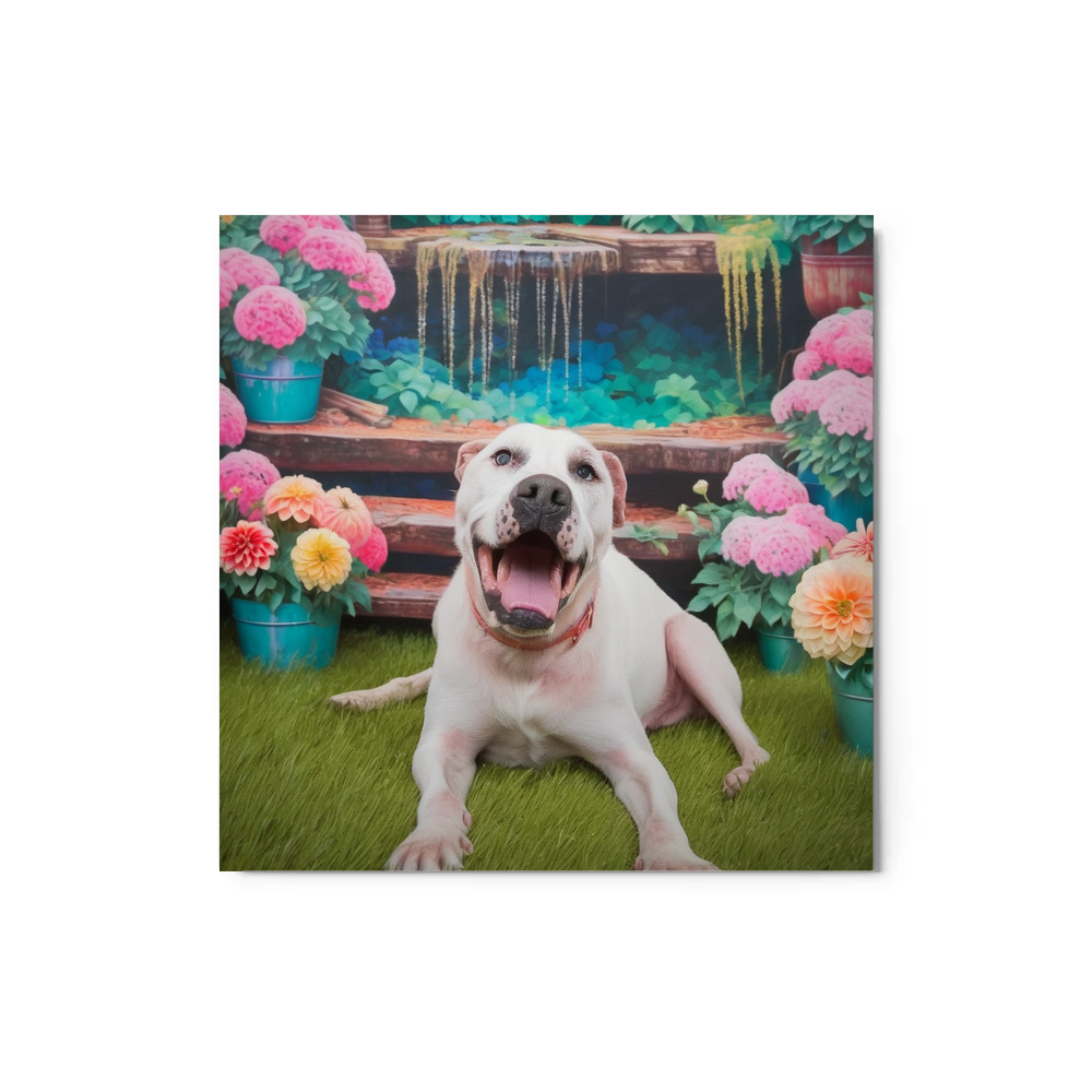 PugMug Custom Melody Metal Print