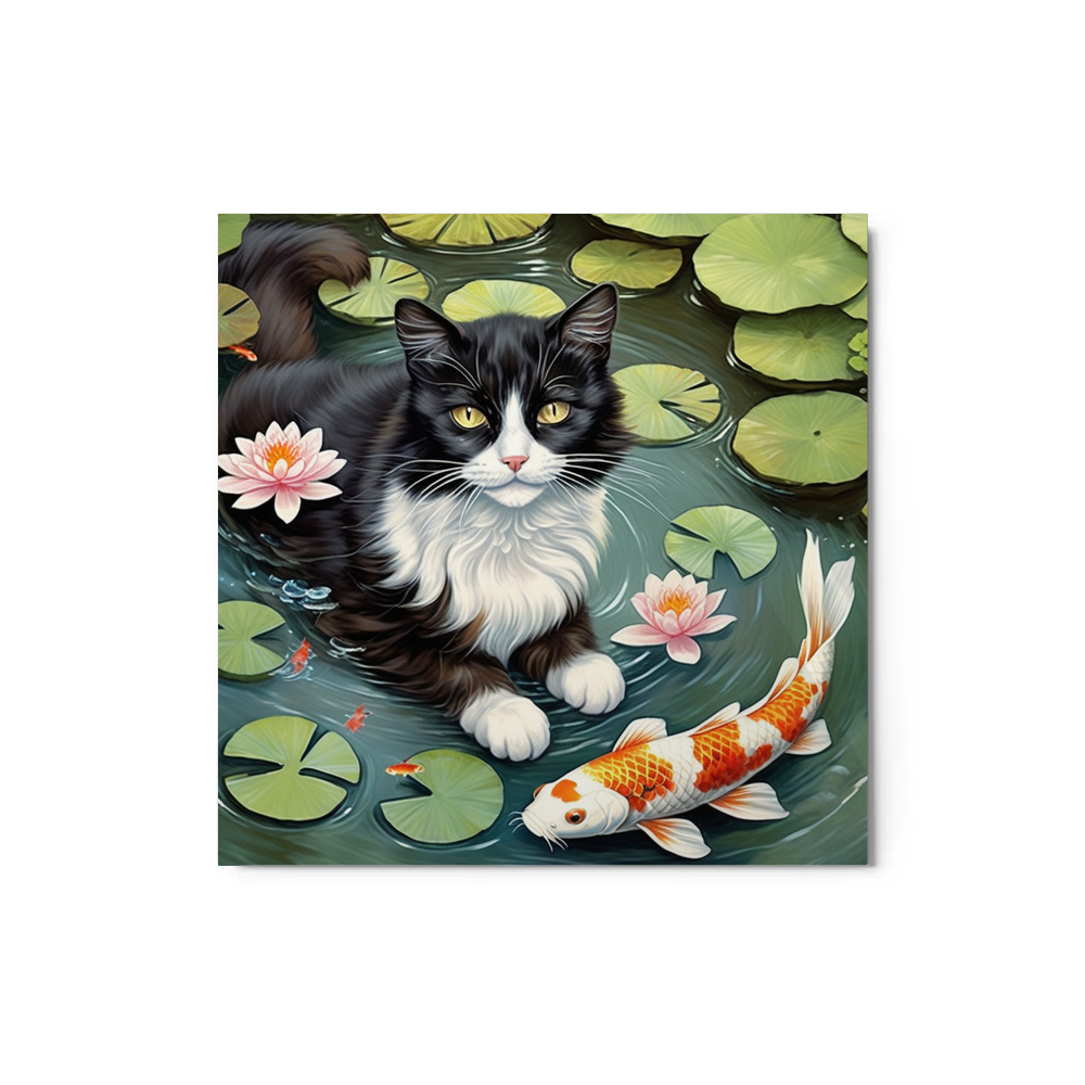 PugMug Custom Peerie Metal Print