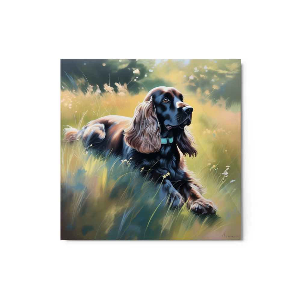 PugMug Custom Cocker Spaniel Metal Print