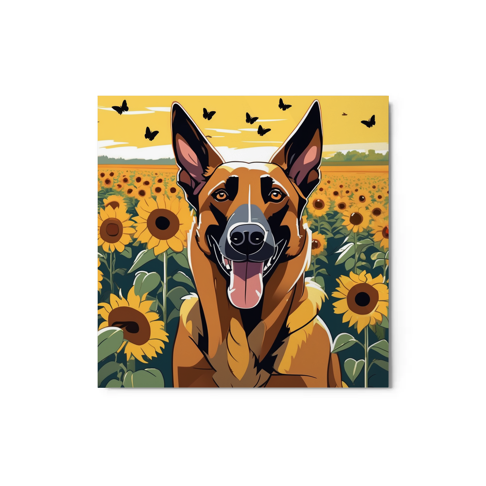 PugMug Custom Belgian Malinois Metal Print