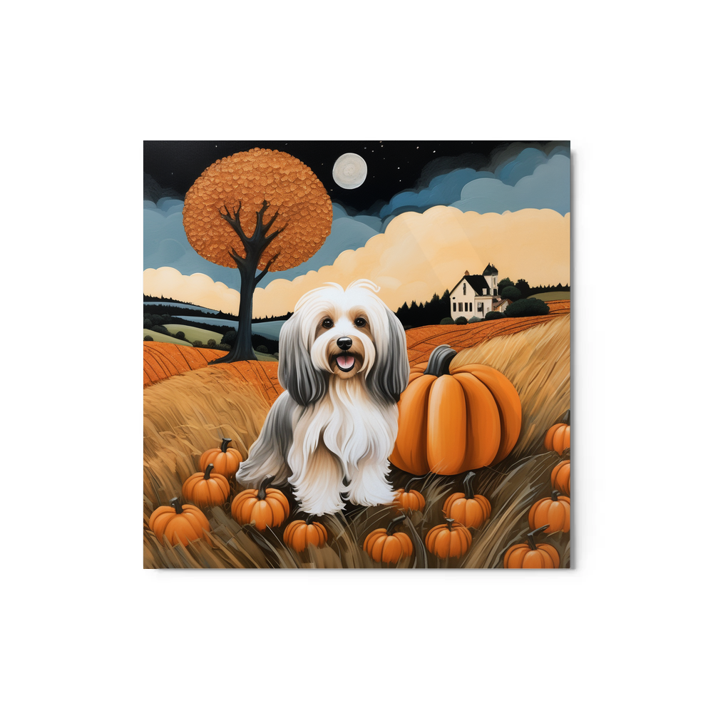 PugMug Custom Tan Havanese Dog Metal Print