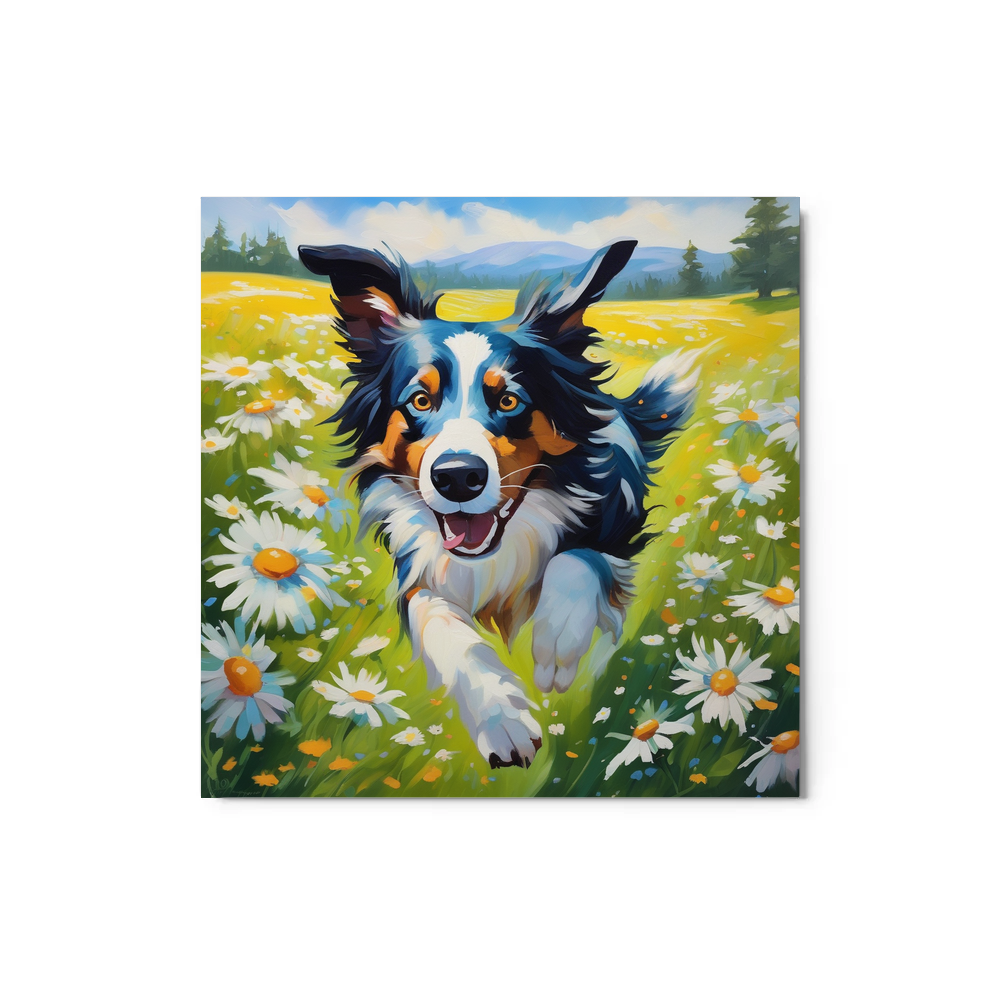 PugMug Custom Border Collie Metal Print