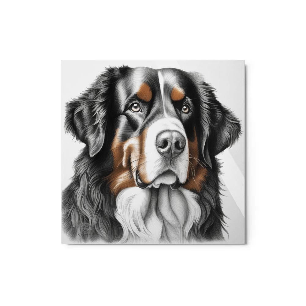 PugMug Custom Bernese Mountain Dog Metal Print