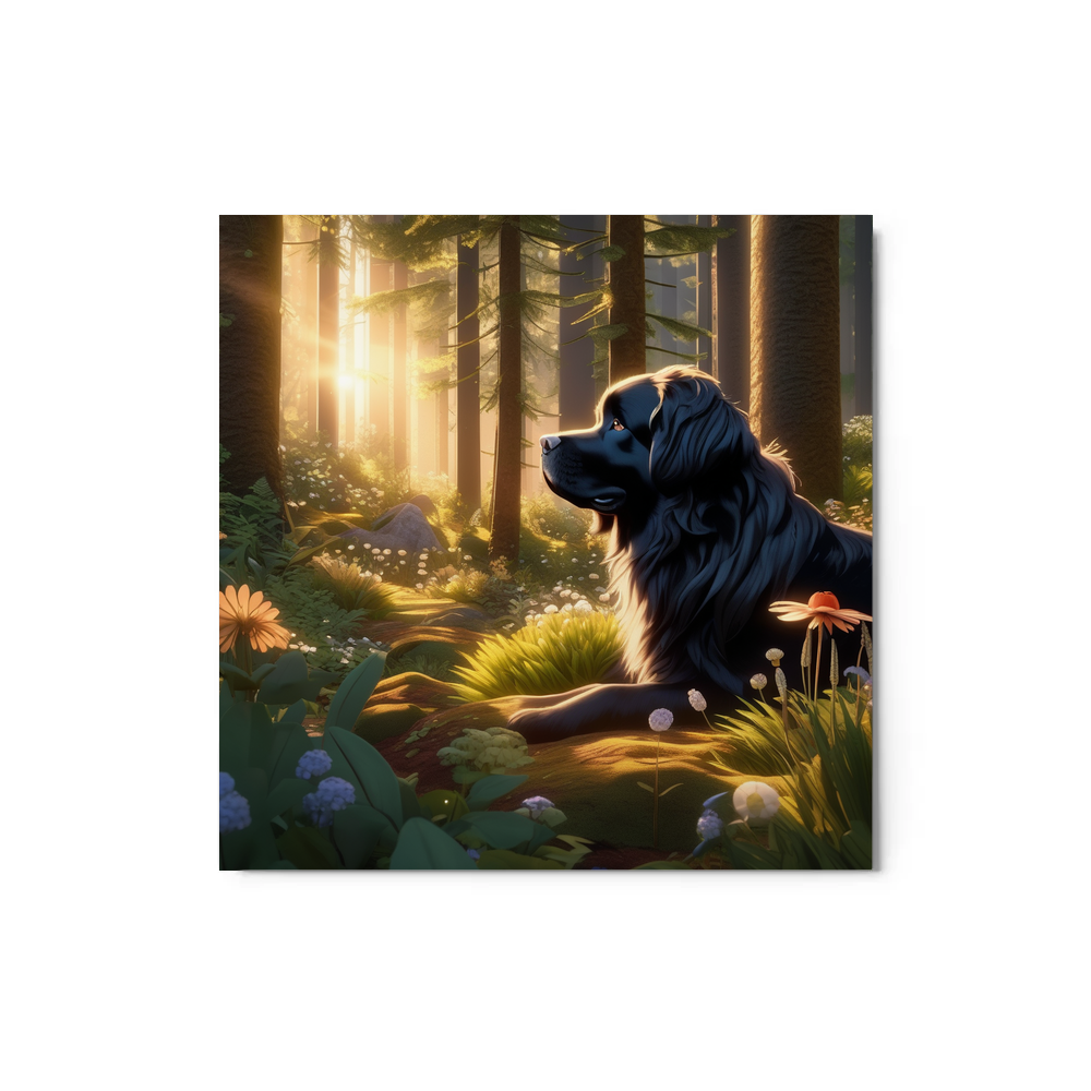 PugMug Custom Newfoundland Metal Print