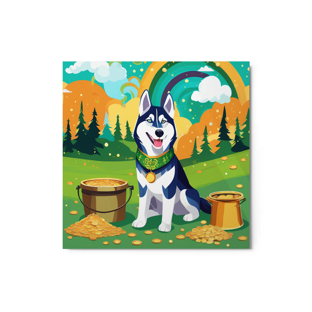 PugMug Custom Siberian Husky Metal Print