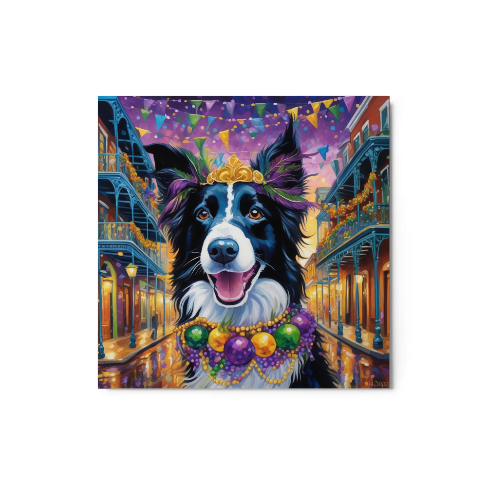 PugMug Custom Border Collie Metal Print