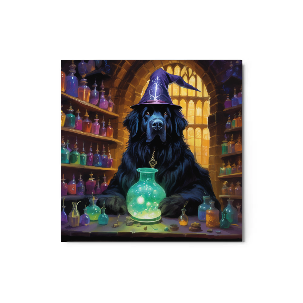 PugMug Custom Newfoundland Metal Print