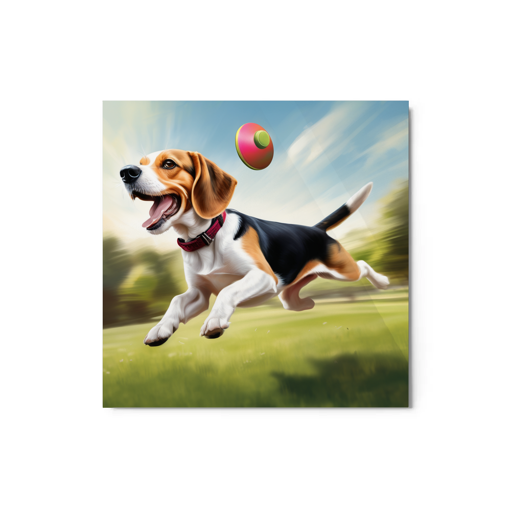 PugMug Custom Beagle Metal Print