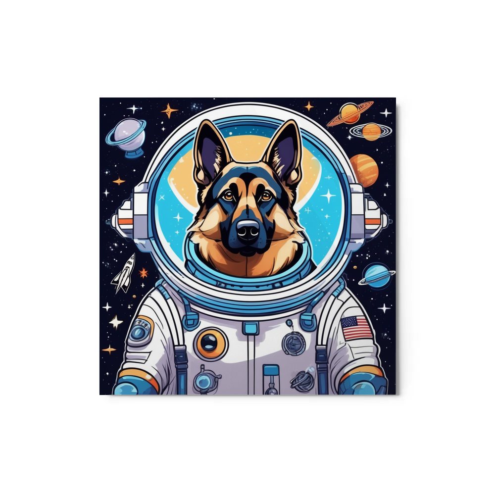 PugMug Custom German Shepherd Dog Metal Print