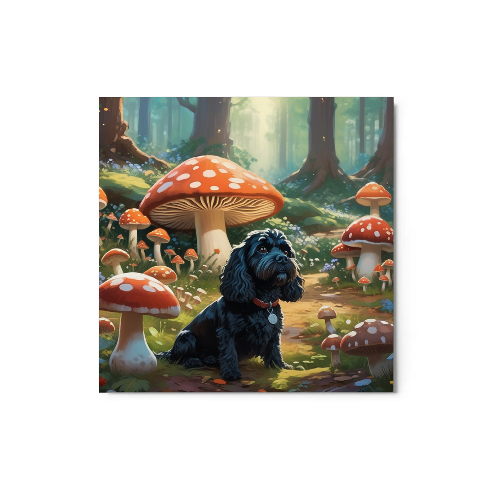 PugMug Custom Lily Metal Print