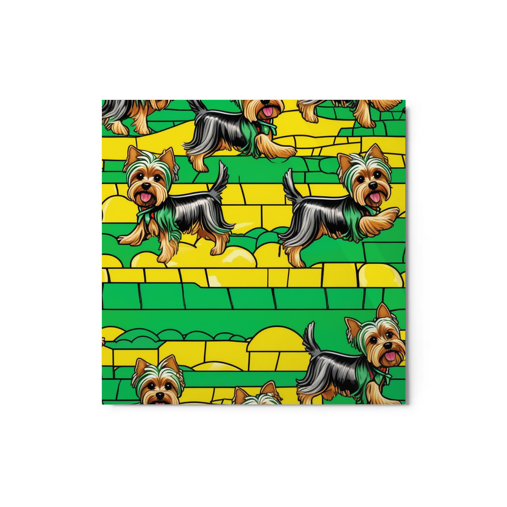 PugMug Custom Yorkshire Terrier Metal Print