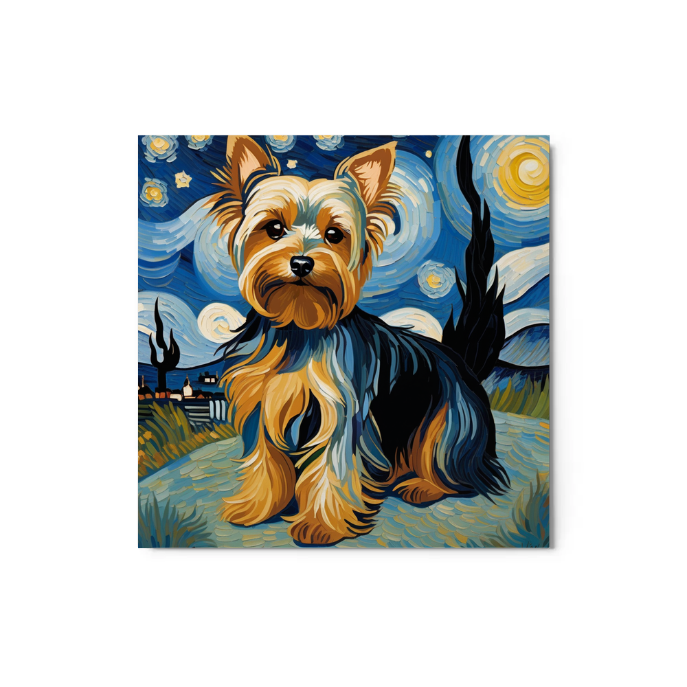 PugMug Custom Yorkshire Terrier Metal Print