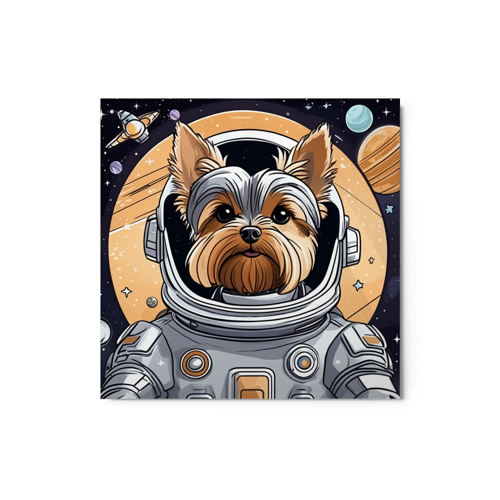 PugMug Custom Yorkshire Terrier Metal Print