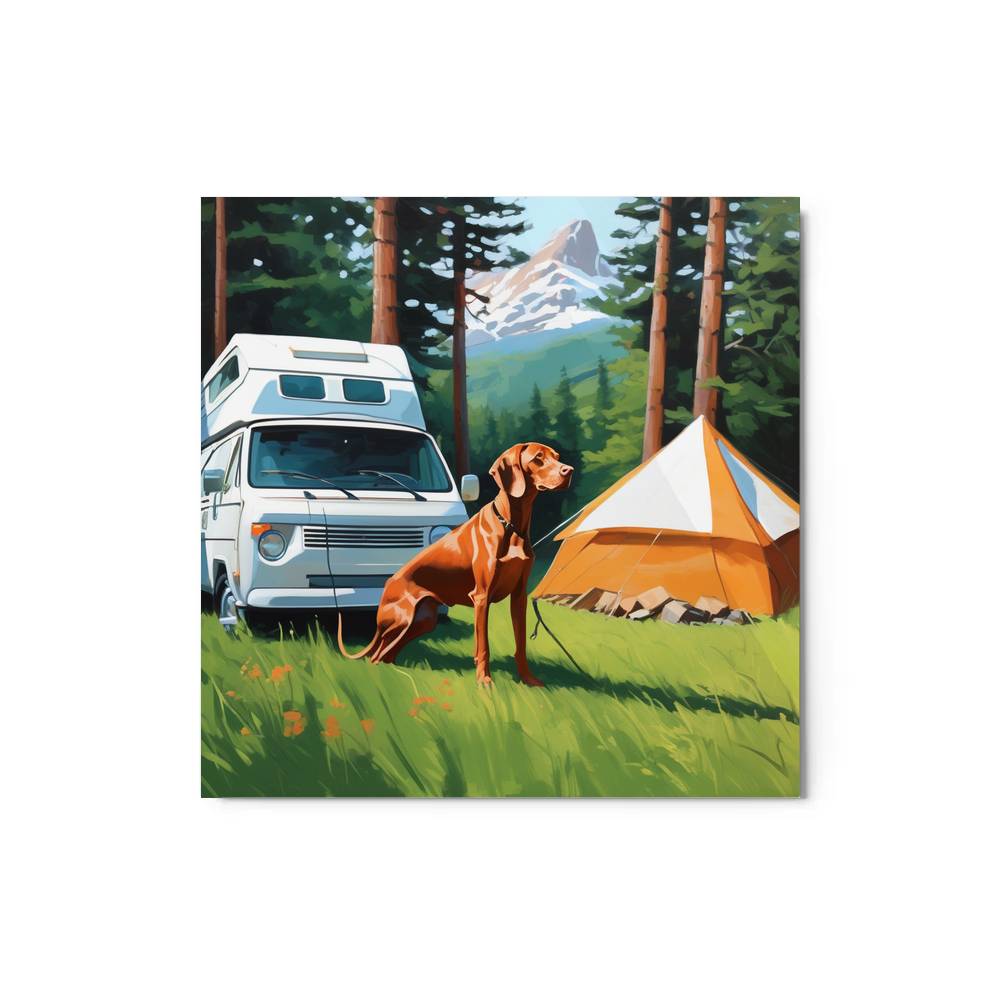 PugMug Custom Vizsla Metal Print