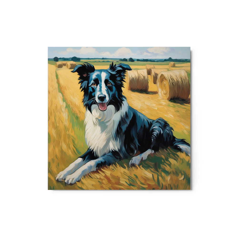 PugMug Custom Border Collie Metal Print